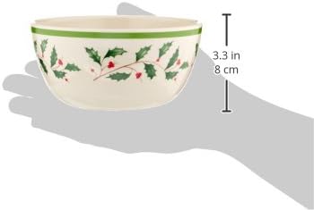 Lenox 870016 Holiday Melamine 4-Piece All-Purpose Bowl Set, Christmas Dinnerware, Hosting