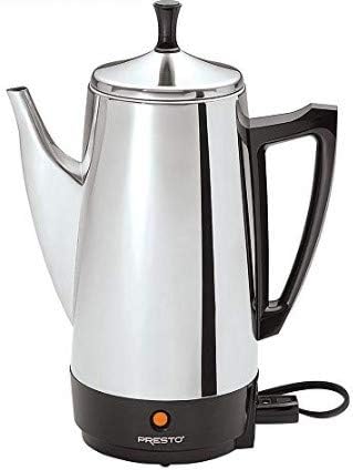 Presto 02811 12-Cup Stainless Steel Coffee Maker with 1 Year Extended Warranty
