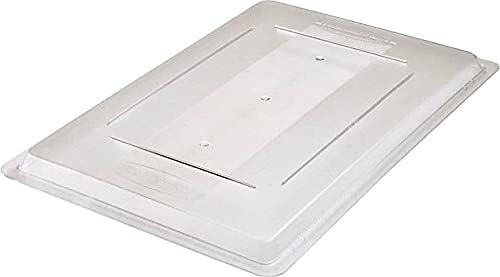 Rubbermaid Commercial Products Food Storage Box Lid for 2, 3.5, and 5 Gallon Sizes, Clear