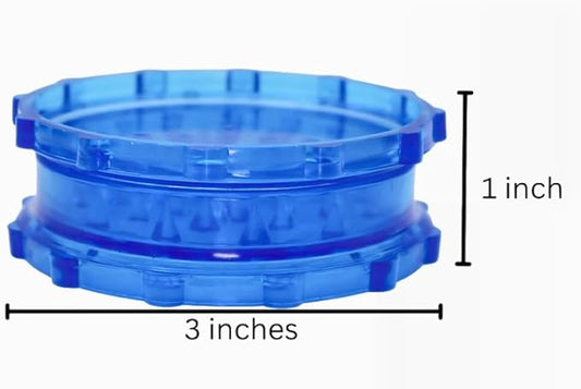 IGS Herb Grinder 5-Pack – 3 Inch Plastic Spice Grinder Set with Storage, Safe Portable Multicolor Herbal Grinders for Kitchen, Travel, Coffee, Food, Pepper, Spices, and Tea