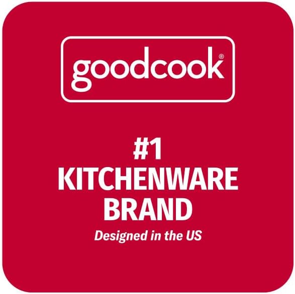GoodCook Meal Prep Containers Set Microwave & Dishwasher-Safe Round Food Organizers with Labeled Compartments BPA-Free Food Storage Set with Snap Shut Lids Portion Control, 10-Pieces, Red