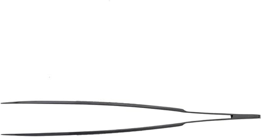 Mercer Culinary 18-8 Stainless Steel Precision Plus Chef Plating Tong, Fine Point, 6-1/8 Inch, Matte Black
