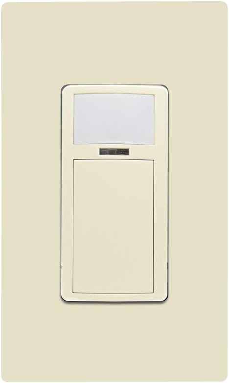 Leviton Wallbox Occupancy Sensor/Vacancy Sensor with Nightlight, Ivory