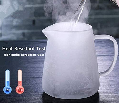750ml (25oz) Glass Teapot with Infuser,Heat Resistant with Removable Infuser, Borosilicate Clear Glass Tea Pots for Loose Leaf Tea and Blooming Tea Cook Teapot 25oz