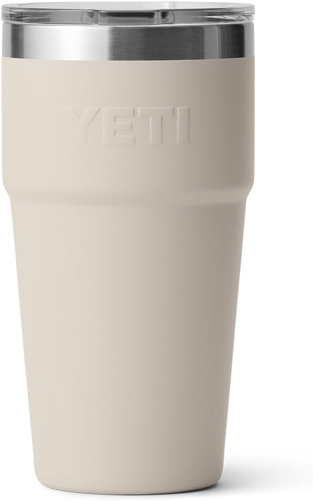 YETI Rambler 20 oz Stackable Tumbler, Stainless Steel, Vacuum Insulated with MagSlider Lid
