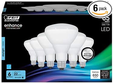 BULB LED BR30 7.2W 6PK