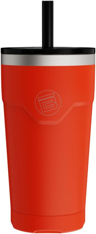 BOTE MagnePod Drinkware Insulated Drink Tumbler includes Lid with Straw Magnetically attaches to Compatible SUPs Kayaks Floats Hangouts 20 oz Multiple Colors