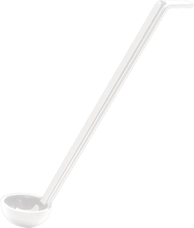 Cambro 13" Camwear 1 Oz. White Ladle