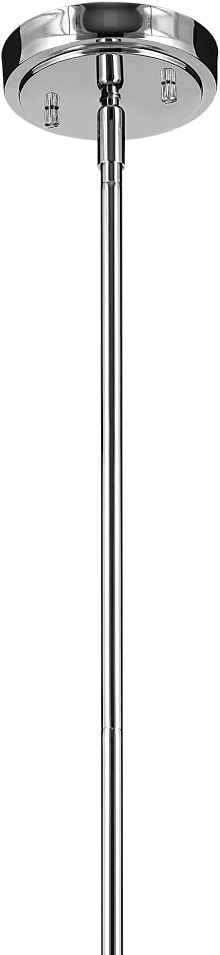 Kichler Everly 15.25" Kitchen Bell Pendant in Chrome, 1-Light Clear Glass Pendant Light, (15.25" H x 10.5" W), 42141CHCLR