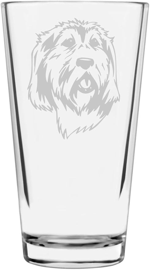 Griffon Nivernais Custom Personalized Dog Themed Etched All Purpose 16oz Pint Glass