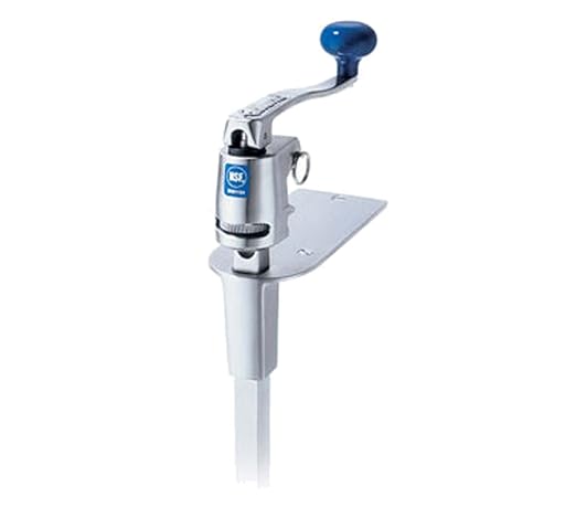 Edlund S-11 Can Opener, manual, 16" bar length, dishwasher safe, rust proof, stainless steel, with cast stainless steel base