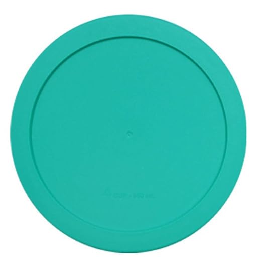 Lids for Pyrex and Anchor Round Glass Containers (4-Cups, Green-4PK)