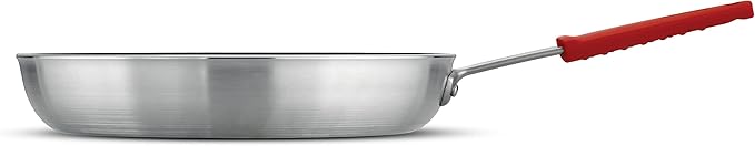 Tramontina Professional 14-Inch Non Stick Extra Large Frying Pan, Heavy-Gauge Aluminum Skillet with Reinforced Nonstick Coating, Red Handle, Dishwasher and Oven Safe
