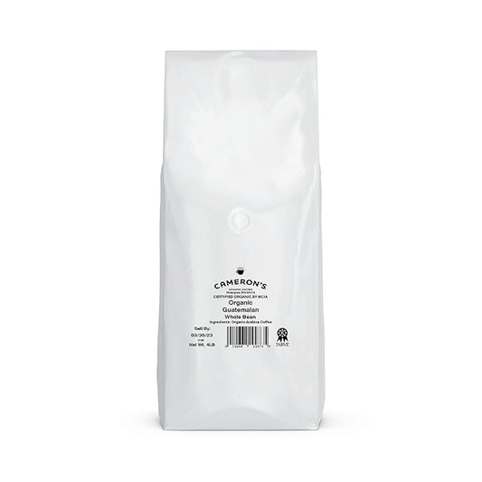 Cameron's Coffee Roasted Whole Bean Coffee, Organic Guatemala, 4 Pound