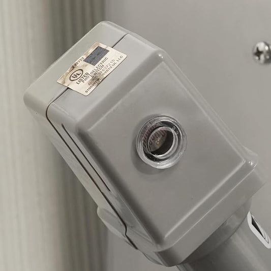 Kichler Plug-In Photocell, Lighting Sensor Compatible with Kichler Transformers, (4.25" H x 2" W x 2" L), 15565BK
