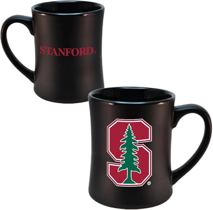 Stanford Cardinal Ceramic 16oz Sculpted Mug – Official Team Logo Coffee Cup – Handwash Recommended – Individually Boxed