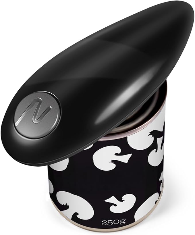 Electric Can Opener with Automatic Battery, Operated Can Opener Fits All Can Sizes, Hands Free Smooth Edge Design, Safe Kitchen Gadget for Seniors with Arthritis, Weak Hands, Cordless Lid Remover