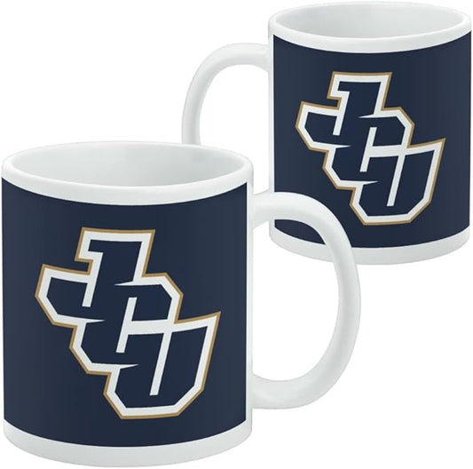 John Carroll University Primary Logo Ceramic Coffee Mug, Novelty Gift Mugs for Coffee, Tea and Hot Drinks, 11oz, White