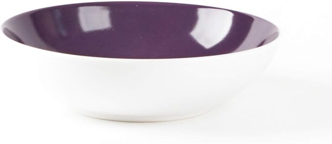 Stoneware Coupe Shape Soup/Pasta Bowl - 8 inch - Set of 6, Very Rose Assorted Colors