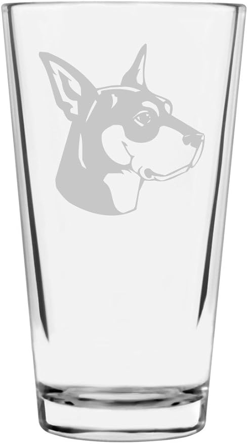 Ratonero Valenciano Custom Personalized Dog Themed Etched All Purpose 16oz Pint Glass