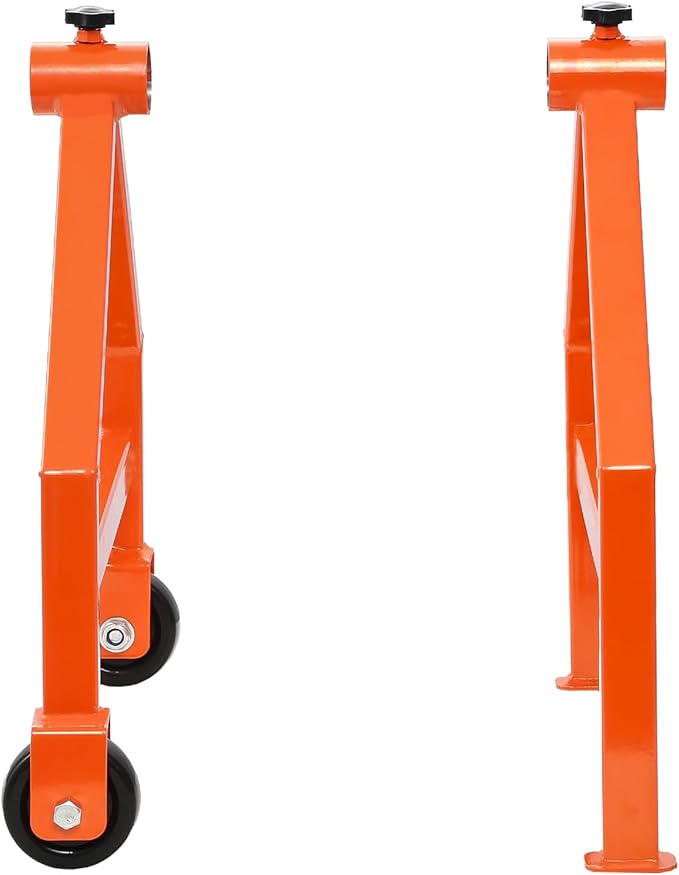 VEVOR Wire Spool Rack, 220 lbs Load Capacity, Portable Cable Caddy, Moveable Wire Rack with Wheels, Spool Holder, Up to 29.9 in Diameter, for Electrical Industrial and Retail Use, Working Efficiency
