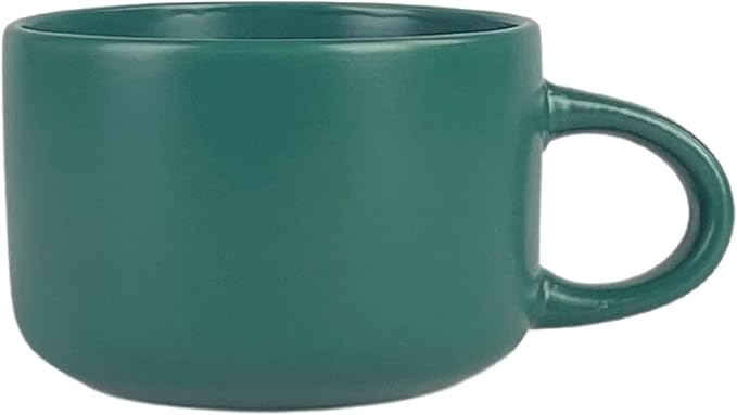 10 Strawberry Street Wazee Matte Coupe Dinnerware Set, 16 pc, Emerald Green