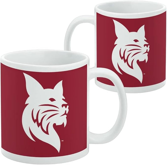 Bates College Primary Logo Ceramic Coffee Mug, Novelty Gift Mugs for Coffee, Tea and Hot Drinks, 11oz, White