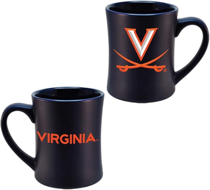 Virginia Cavaliers Ceramic 16oz Sculpted Mug – Official Team Logo Coffee Cup – Handwash Recommended – Individually Boxed