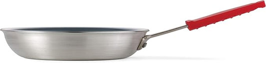 Tramontina Professional 10-Inch Ceramic Non Stick Frying Pan, Heavy-Gauge Aluminum Skillet with Nonstick Coating, Dishwasher and Oven Safe, Gray