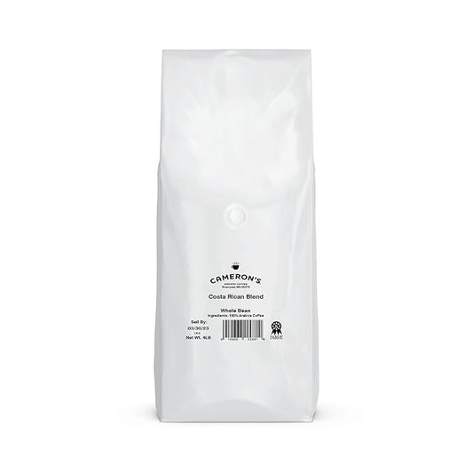 Cameron's Coffee Roasted Whole Bean Coffee, Costa Rica Blend, 4 Pound