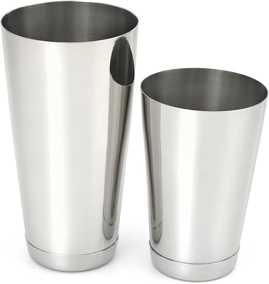 Barfly Soho Cocktail Shaker Tin Set (18 oz and 28 oz), Stainless,M37152