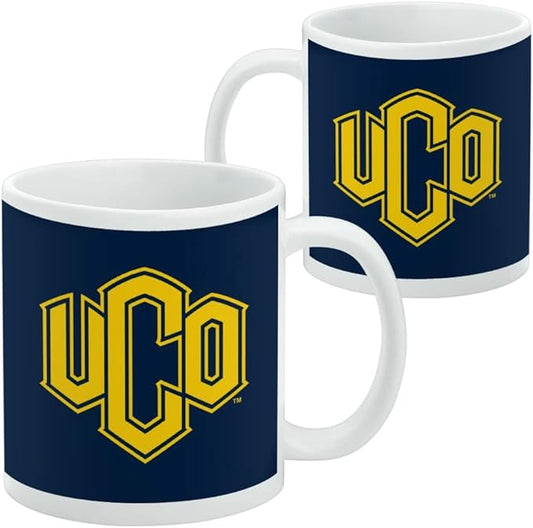 Central Oklahoma Primary Logo Ceramic Coffee Mug, Novelty Gift Mugs for Coffee, Tea and Hot Drinks, 11oz, White