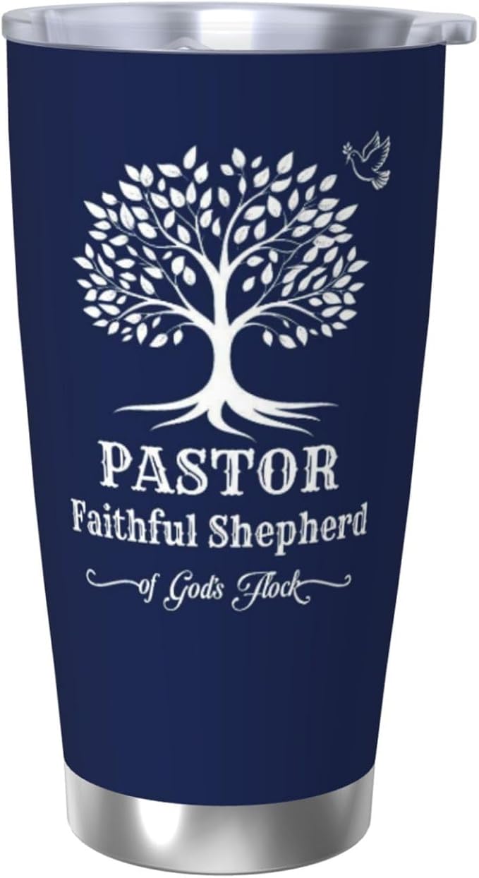 Pastor Gifts for Men, Religious Coffee Mugs, Pastors Christian Tumbler,20oz Coffee Tumbler, Pastor Appreciation Travel Mug