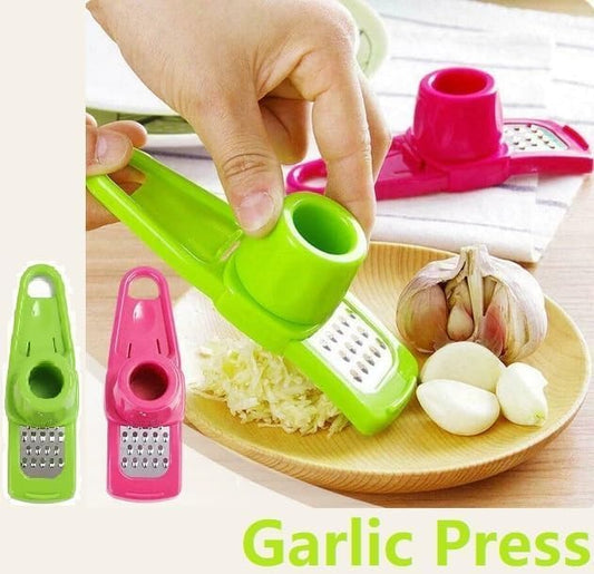 Red Hand Garlic Grinder-Small Hand Grinder for Garlic, 2024 New Hand Press Garlic Chopper, Hand Pepper Grinder, Garlic Press Hand Specialty Tools Kitchen and Dining, 1