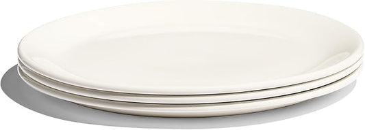 Made In Cookware - 11" Dinner Plates - Set of 4 - White - Porcelain - Crafted in England