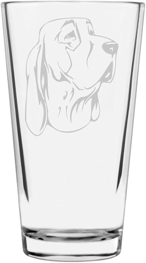 Bracco Italiano Custom Personalized Dog Themed Etched All Purpose 16oz Pint Glass