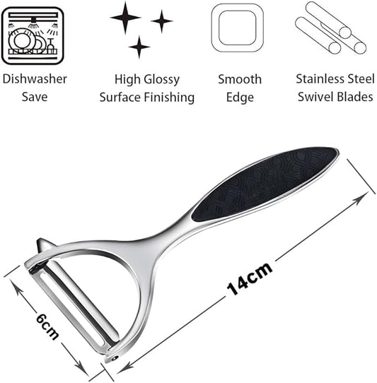 Vegetable peelers for Kitchen, Y shaped peeler for Vegetables, Fruits, Potatoes with Ergonomic Grip, 1 Pack