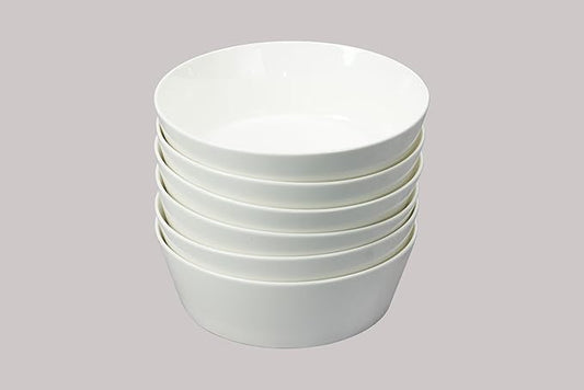 Bone China Cone Shape, Elegance White Serving Bowl 45oz, Case of 6