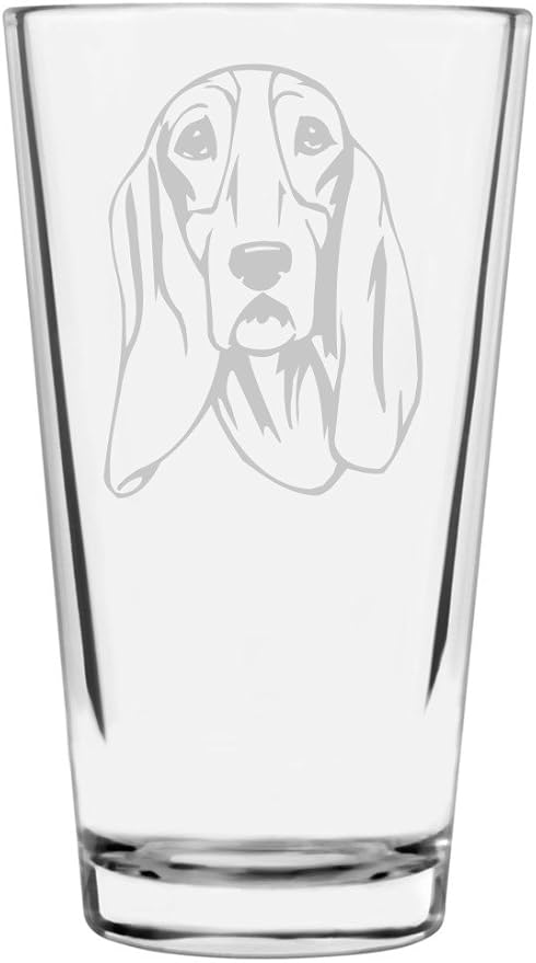 Schweizer Laufhund Custom Personalized Dog Themed Etched All Purpose 16oz Pint Glass
