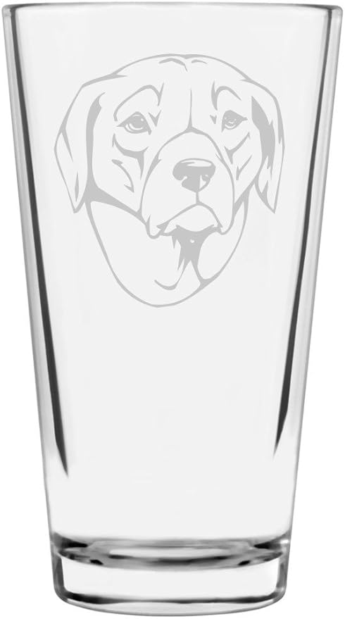 Rhodesian Ridgeback Custom Personalized Dog Themed Etched All Purpose 16oz Pint Glass