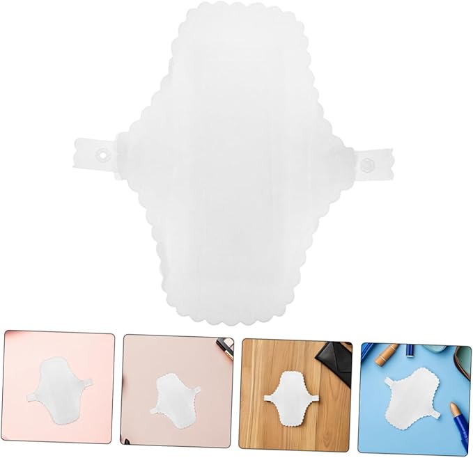 5pcs Cotton Washable Menstrual Pads for Women Leak-Resistant Reusable Cloth Sanitary Towels Soft Fabric Comfortable Period Liners for Different Flow Levels
