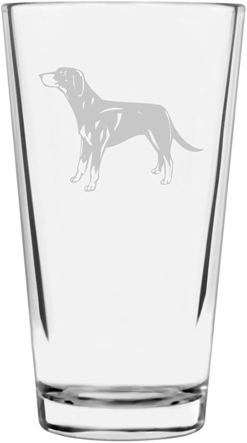 Transylvanian Hound Custom Personalized Dog Themed Etched All Purpose 16oz Pint Glass