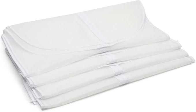 Stockroom Plus Clear Hanging Garment Bag - Zippered Dust Clothing Covers - Polyethylene Garment Bags for Coats & Dresses - Suit & Dress Travel Cases - Pack of 8, 4 Sizes 40x24-60x24 in