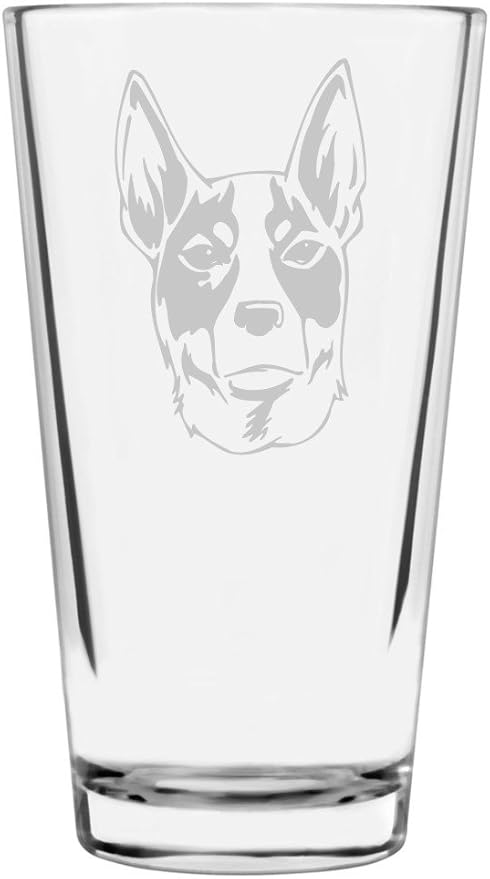 Chilean Fox Terrier Custom Personalized Dog Themed Etched All Purpose 16oz Pint Glass
