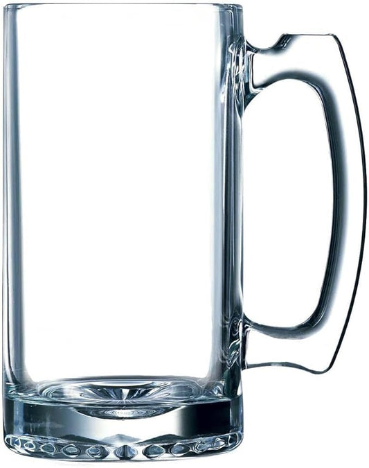 Etched Laser Art Personalized Etched 25oz Beer Mug - Transparent Dishwasher Safe Glassware Customized For Any Occasion, Custom Engraved Beer Glass Drinkware for Birthday Gifts and Wedding Gifts