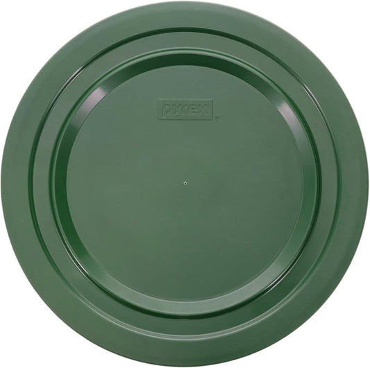 Pyrex 7404-PC 4.5-Quart Thyme Green Food Storage Replacement Lid (4-Pack) - Made in USA