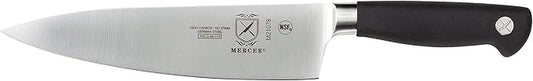Mercer Culinary M21960BM Genesis 5-Piece Bamboo Magnetic Board and Knife Set
