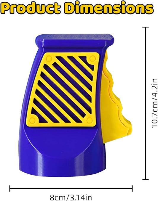 3D Printed Soda Can Opener Effortless One-Hand Can Opener for Soda Beer Beverage Durable Multifunctional Camper Bottle Openers (Blue and yellow)