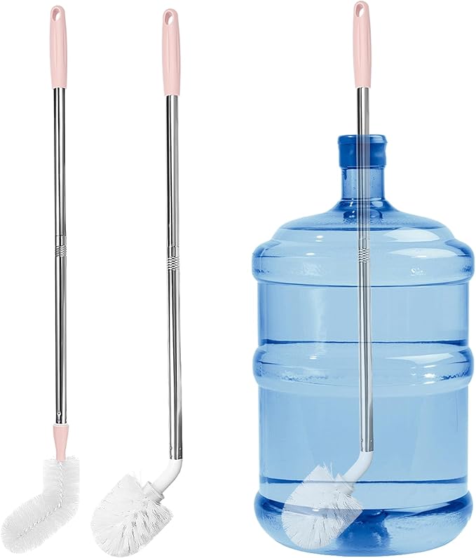 5 Gallon Water jug Cleaning Brush,2 Pack Bucket Brush, Kettle Brush, Cleaning Extra Long Bottles, 5 Gallon Jug Cleaner, Water Bottle Brush,Carboy Brush.