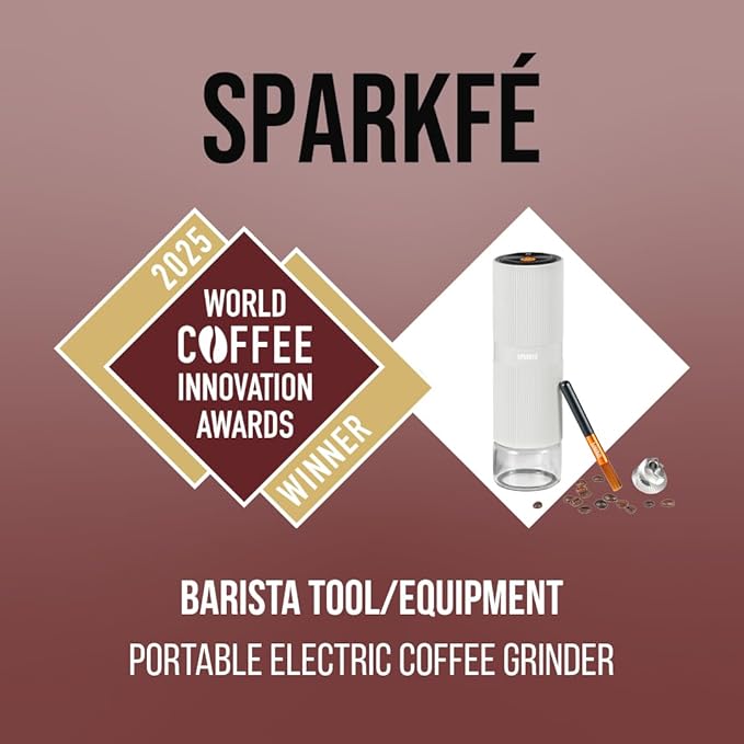 Portable Electric Coffee Grinder, Rechargeable Handheld Grinder with Stainless Steel Conical Burr, Adjustable Grind Settings, for Espresso, Moka, Pour Over, French Press, Cold Brew, Marshmallow